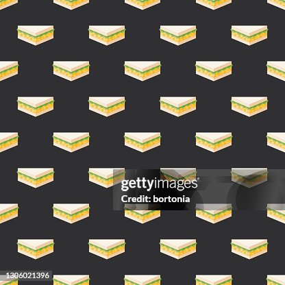 Tamago Sando Japanese Sandwich Pattern Tamago Sando Japanese Sandwich Pattern