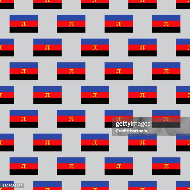 polyamory pride lgbtqia flag pattern - polyamory flag stock illustrations