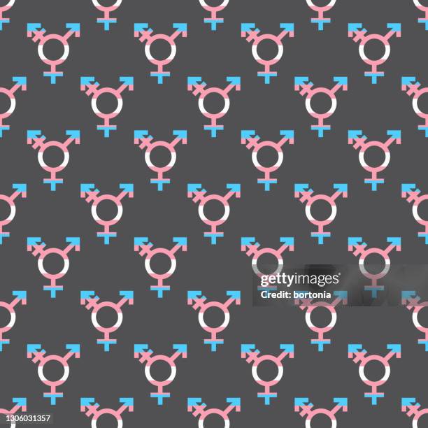 transgender lgbtqia flag pattern - double identity stock illustrations