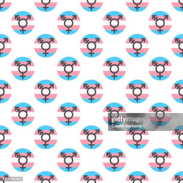 Transgender Pattern 75 Gender Equality Trans High Res Illustrations - Getty Images