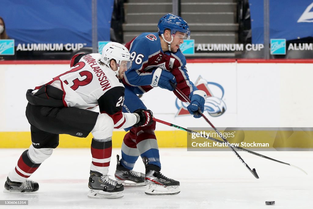 Arizona Coyotes v Colorado Avalanche