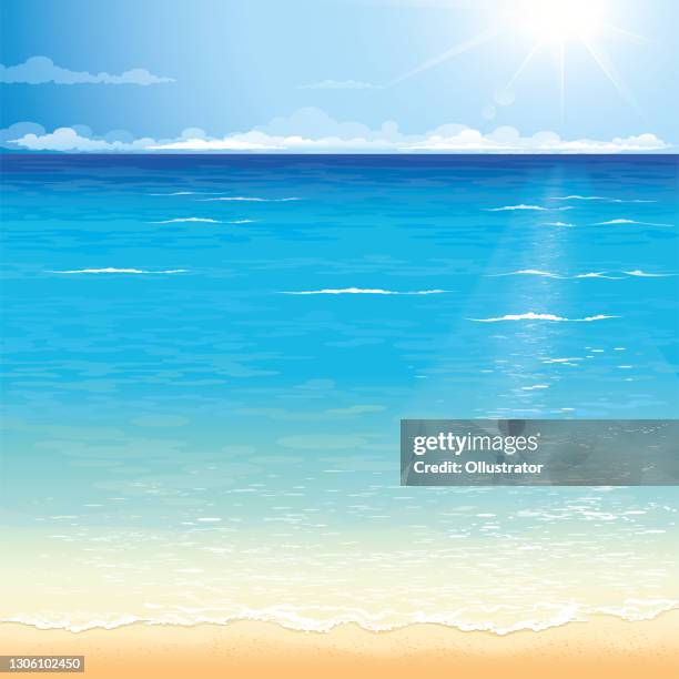sea illustration - lord howe island stock illustrations