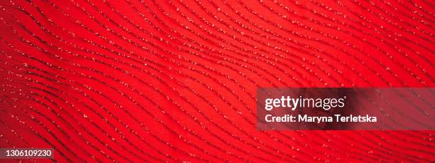 universal fabric background with red glitters. - chiffon stock pictures, royalty-free photos & images