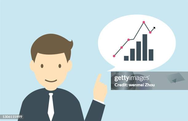 stock market data - journalist office stock illustrations