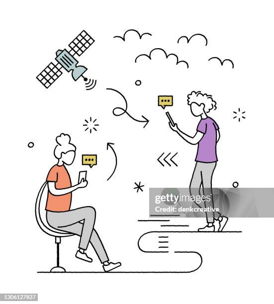 hand-drawn remote communication vector illustration - remote control isolated stock illustrations