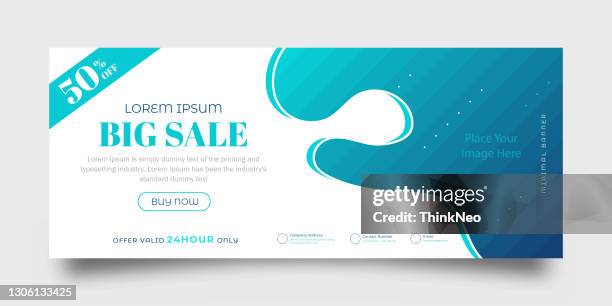 big sale banner design - large purchase stock illustrations
