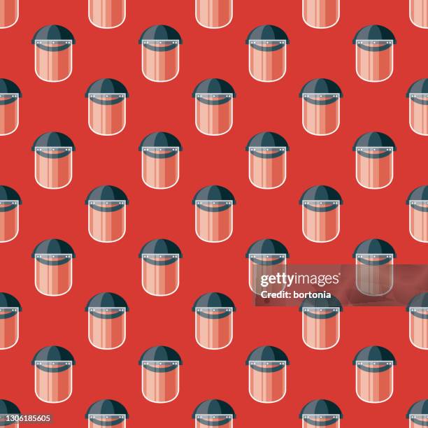 face shield protest pattern - mask protest stock illustrations