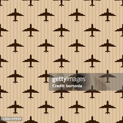 Shipping Flight Pattern Airplane Shipping Label Pattern High-Res Vector Graphic - Getty Images