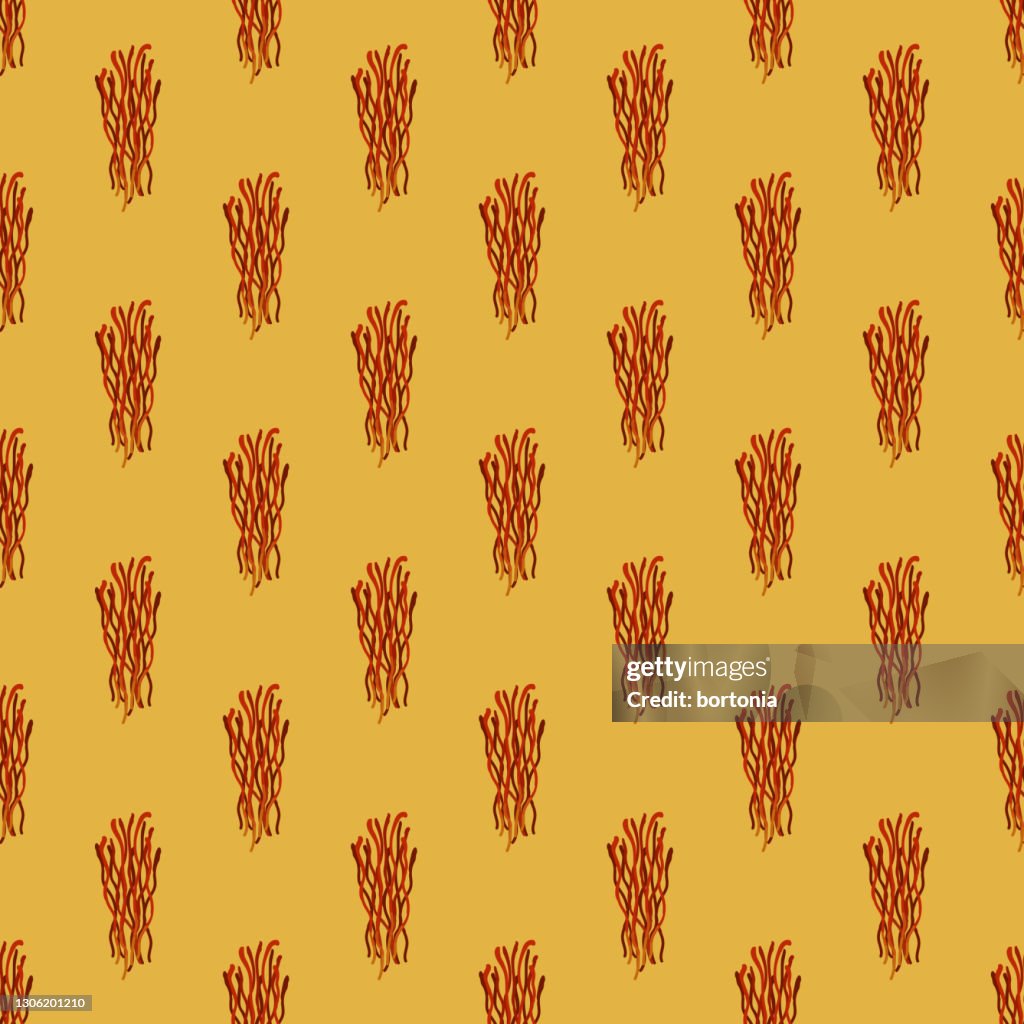 Pattern Shafran Saffron Spice Pattern High-Res Vector Graphic - Getty Images
