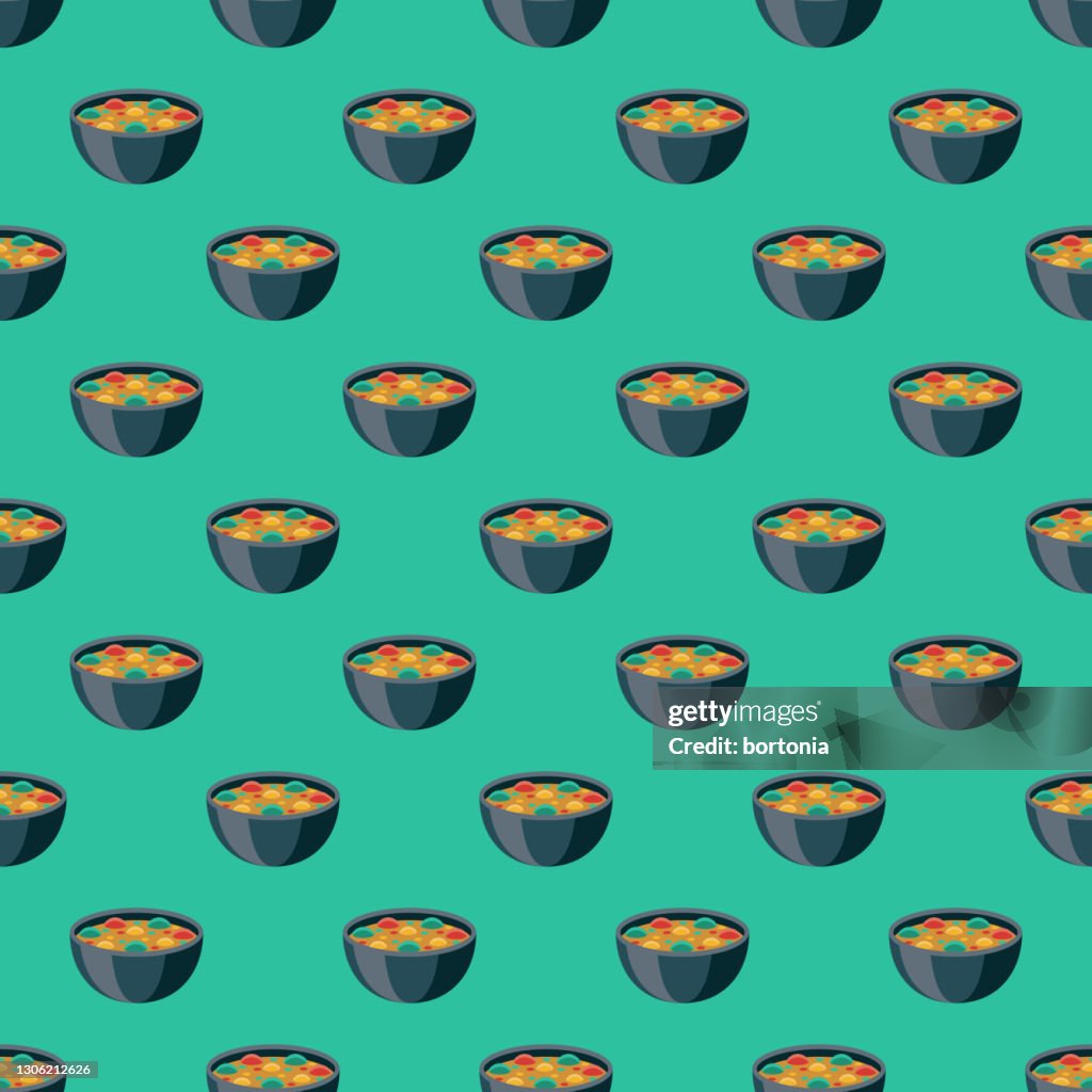 Massaman Curry Thai Food Pattern