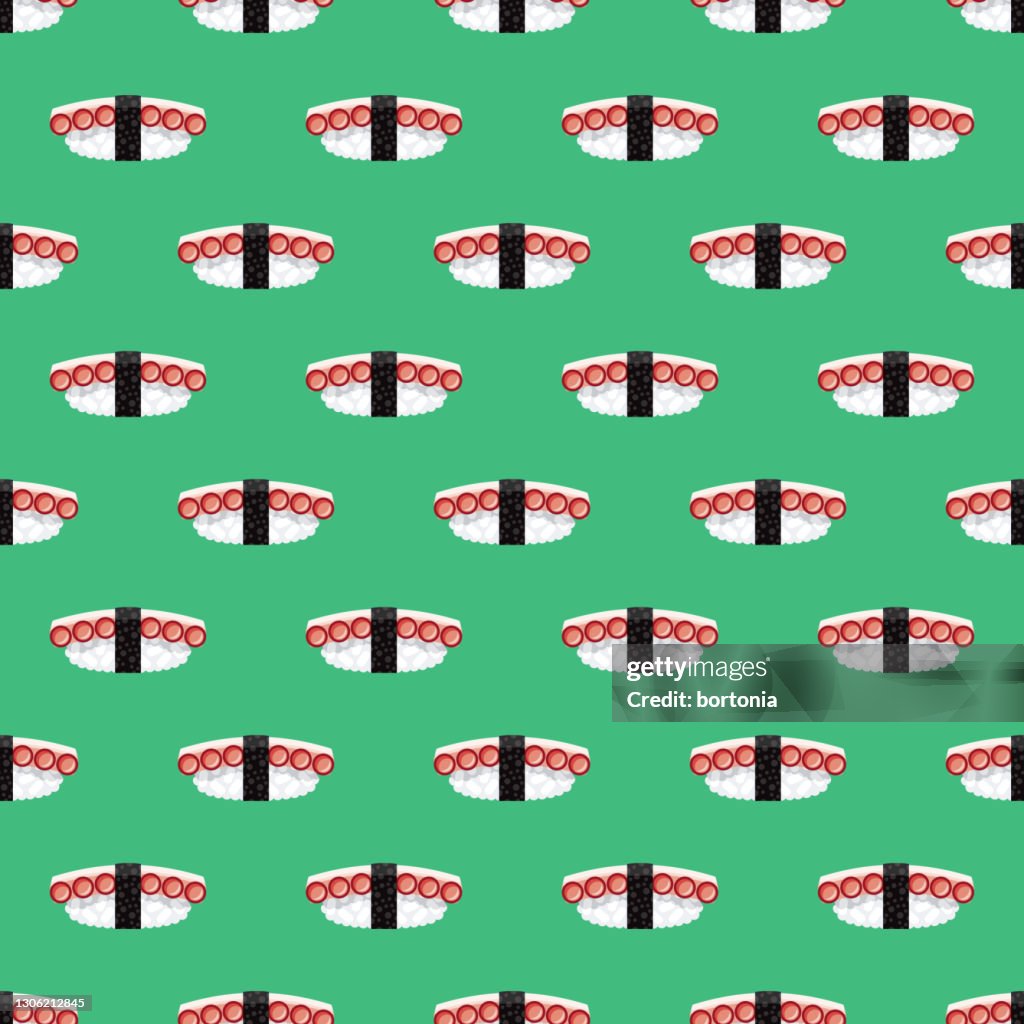 Tako Octopus Sushi Pattern