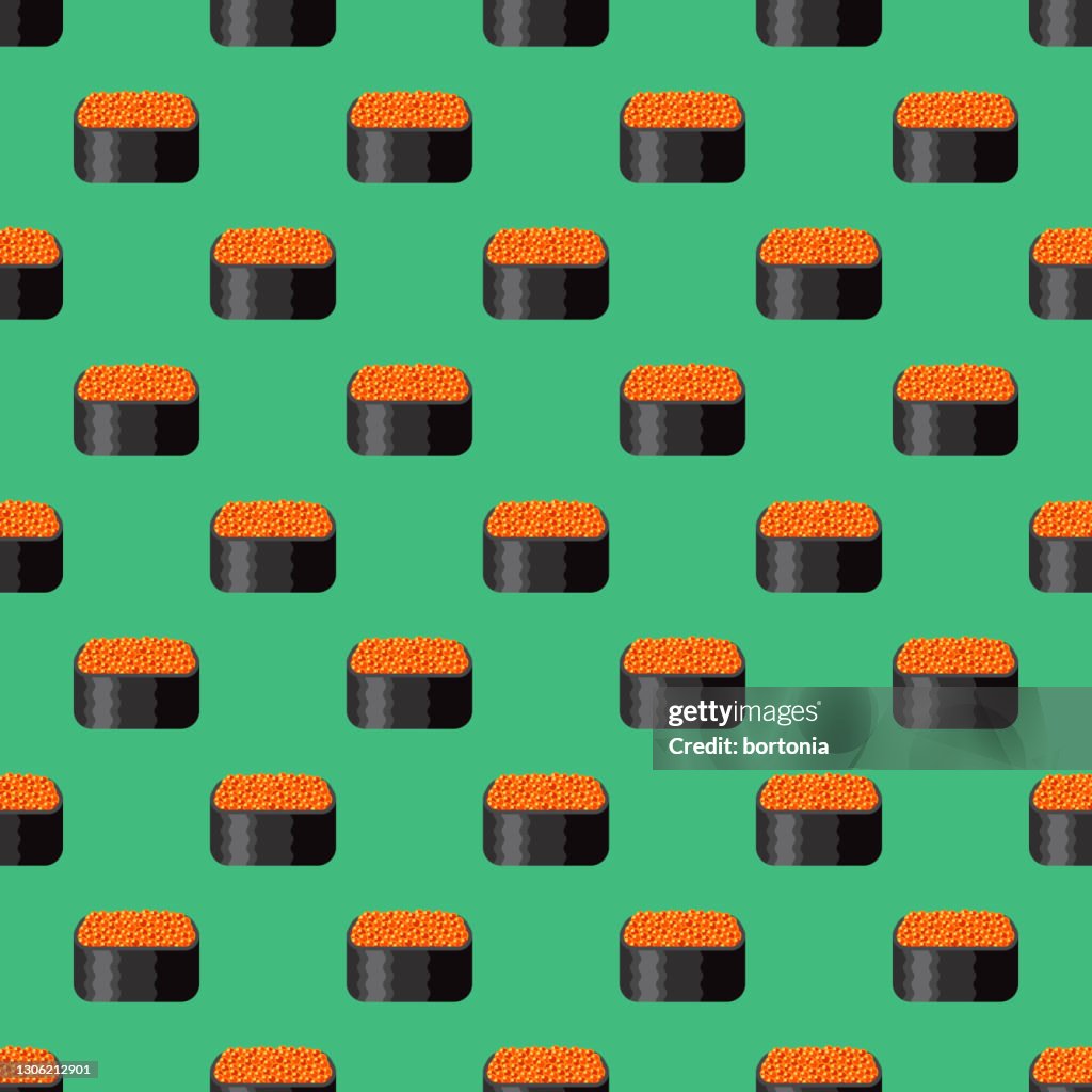 托比科飛魚羅壽司圖案