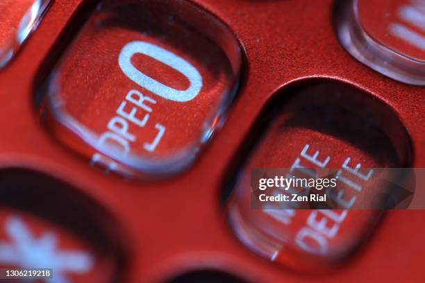 Numeric Phone Red Phone Red Button Photos and Premium High Res Pictures - Getty Images
