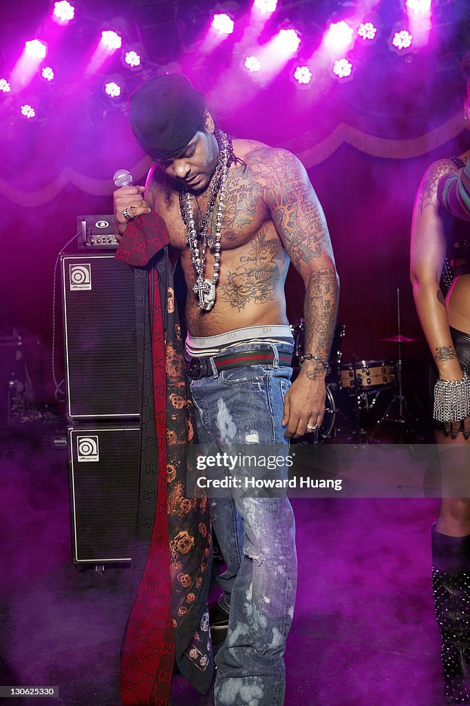 Jim Jones Ink Rapper Jim Jones is photographed for Urban Ink Magazine on February ...
