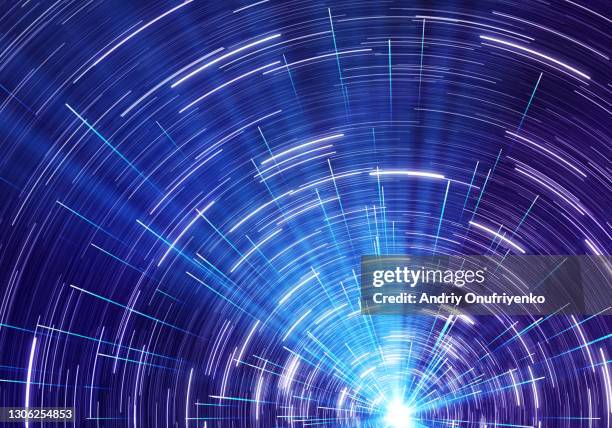 hyperspace tunnel timelapse - turning key stock pictures, royalty-free photos & images