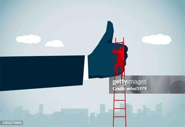 triumph - hand reaching forward stock illustrations
