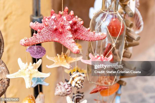 souvenirs in chania, crete greece - gift shop stock pictures, royalty-free photos & images