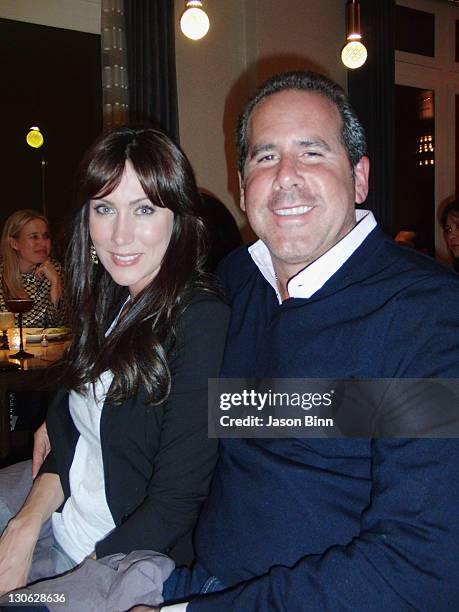 Melissa Zapin and Ross Zapin of Sirius XM Tradio pose circa April 2010 in New York City.