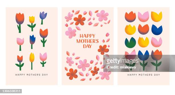 bildbanksillustrationer, clip art samt tecknat material och ikoner med glad mors dag - spring