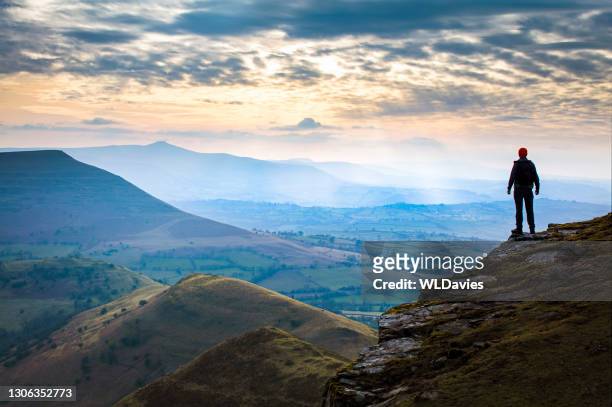 wales landscape - welsh hills stock pictures, royalty-free photos & images