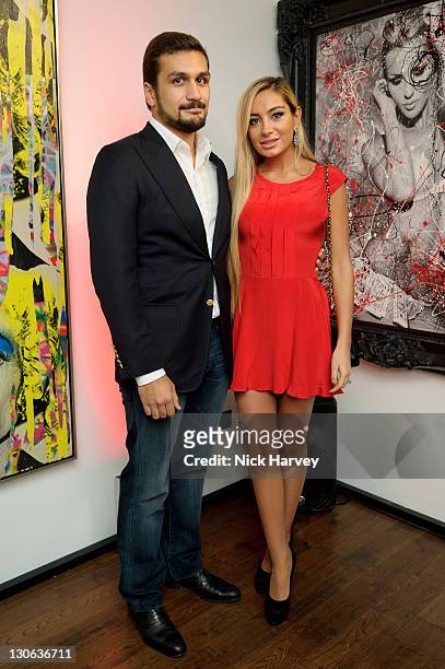 Arzu Aliyeva attends the launch of Baku Magazine, a drinks reception hosted by Editor Leyla Aliyeva and founder of the Opera Gallery, Jean-David...