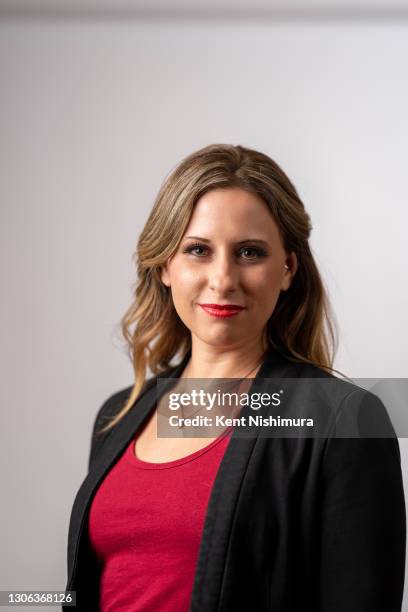 Former Congresswoman Katie Hill is photographed for Los Angeles Times on February 17, 2021 in Washington, DC. PUBLISHED IMAGE. CREDIT MUST READ: Kent...