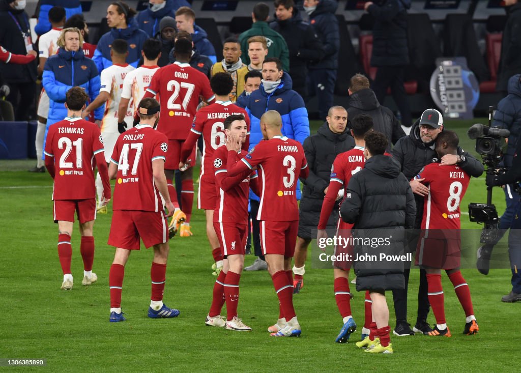 Liverpool FC v RB Leipzig  - UEFA Champions League Round Of 16 Leg Two
