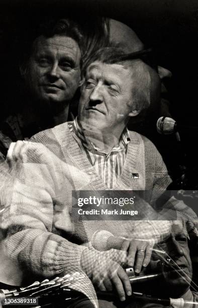 Paddy Moloney , musician, composer and founder of the the Chieftains performs with his traditional Irish music group at the Cheyenne Civic Center on...