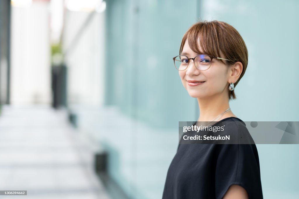 Portrait of Asian woman
