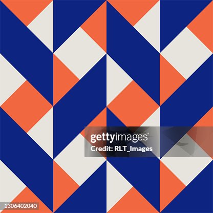 Modello di ripetizione colorato senza cuciture con stile geometrico minimalista astratto Modello di ripetizione colorato senza cuciture con stile geometrico minimalista astratto