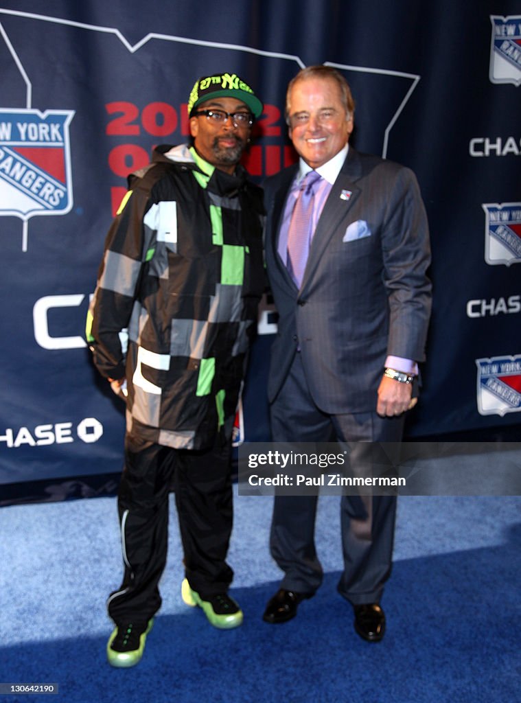 Where's Waldo? Attends The New York Rangers Home Opener