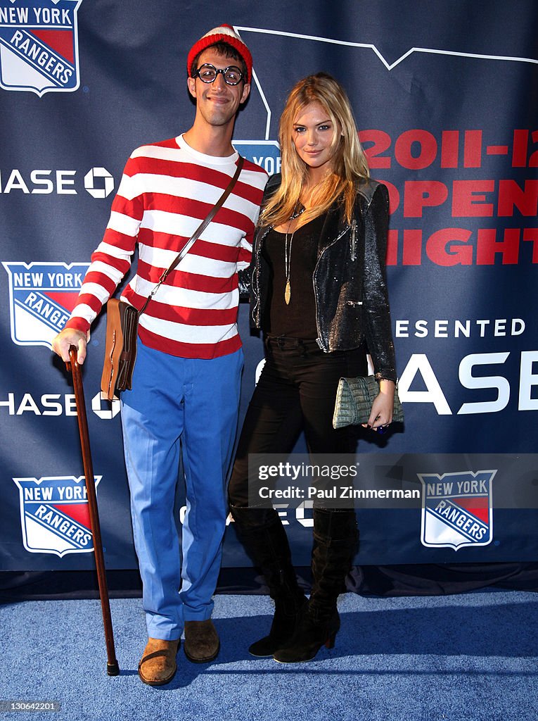 Where's Waldo? Attends The New York Rangers Home Opener