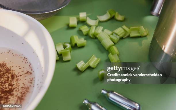 pressure-infused celery - vacuole stock pictures, royalty-free photos & images