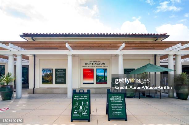 General views of The Huntington Library, Art Museum, and Botanical Gardens on March 08, 2021 in San Marino, California.