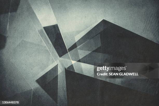 reflections 3d abstract - colored glass texture stock pictures, royalty-free photos & images