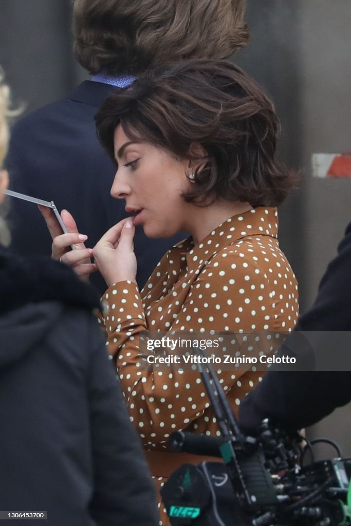 "House Of Gucci" Shooting In Milan
