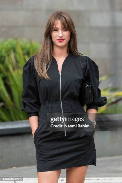 Kristine Fabiyanic at Melbourne Fashion Festival at National Gallery of Victoria on March 11, 2021 in Melbourne, Australia.