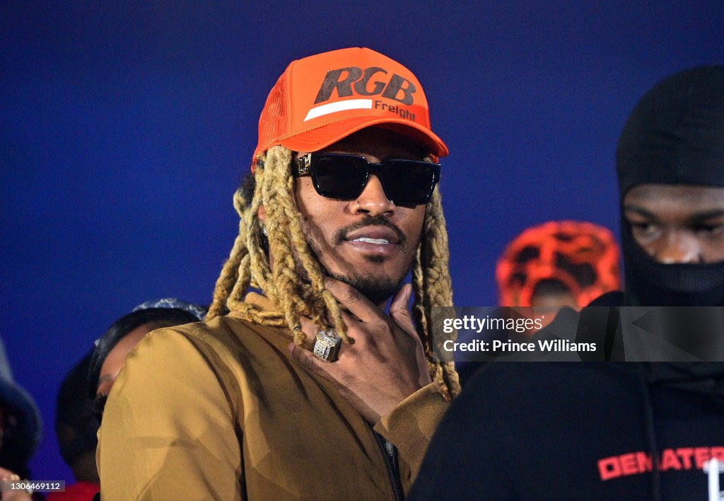 Future Rapper Nba Game Rapper Future attends Basketball Takeover Party at The Dome Atlanta ...