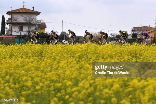 Tobias Foss of Norway, Robert Gesink of Netherlands, Paul Martens of Germany, Timo Roosen of Netherlands, Nathan Van Hooydonck of Belgium and Team...