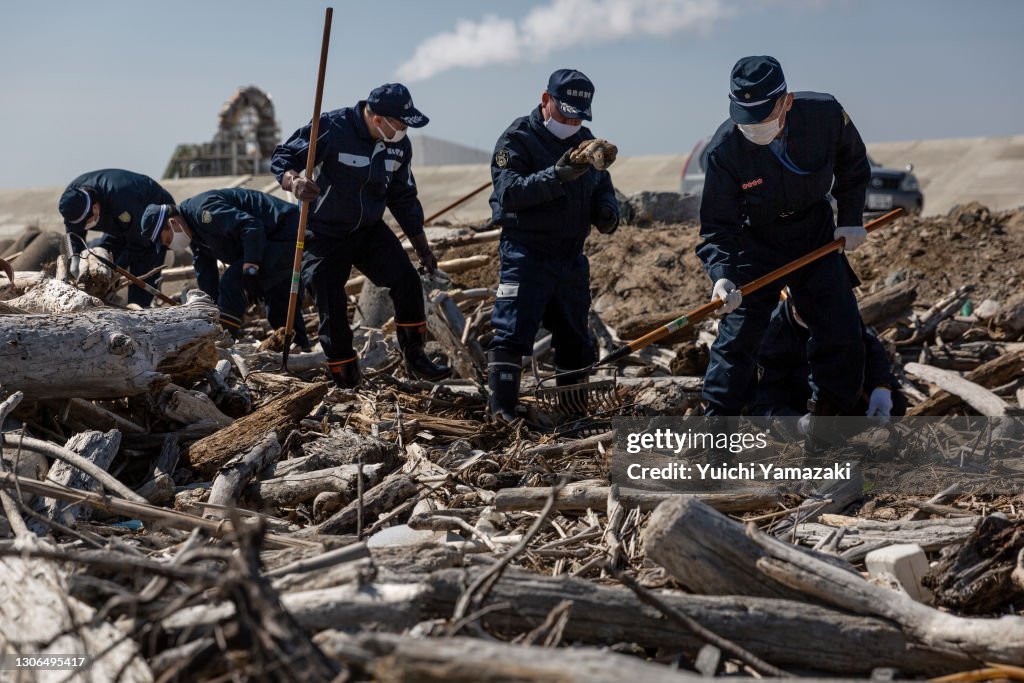 Japan Marks The 10th Anniversary Of The Tohoku Earthquake And Tsunami