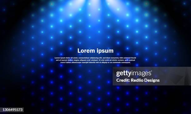 blue vector spotlight, light effect on black background.stock illustration - concert background stock illustrations