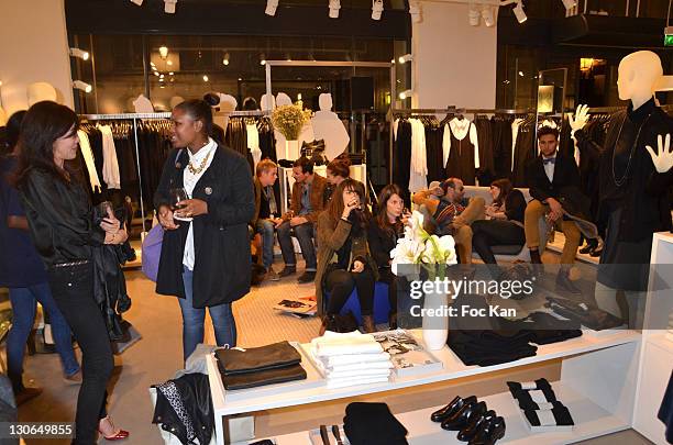 General view of atmosphere during the Cos Shop Opening Party at Cos Rue Montmartre on october 27, 2011 Paris, France.