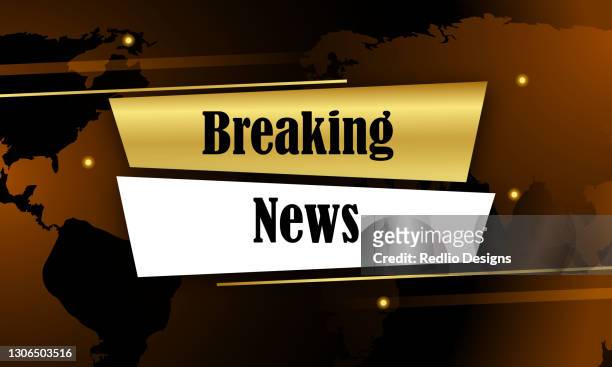 breaking news text with map background stock illustration - the variety club showbiz awards inside stock illustrations