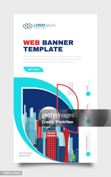 banner templates with place for photo and diagonal design elements. - rectangle infographic stock illustrations