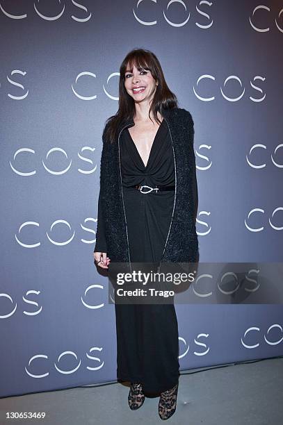 Frederique Lopez attends COS Shop Opening Party on October 27, 2011 in Paris, France.