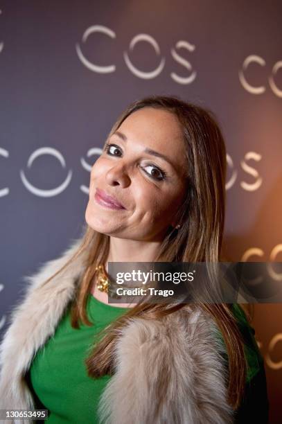 Hala Salem Achillas attends COS Shop Opening Party on October 27, 2011 in Paris, France.