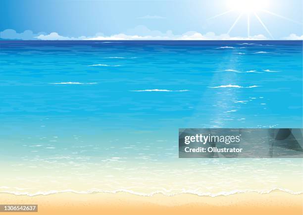 sea card - lord howe island australia stock illustrations