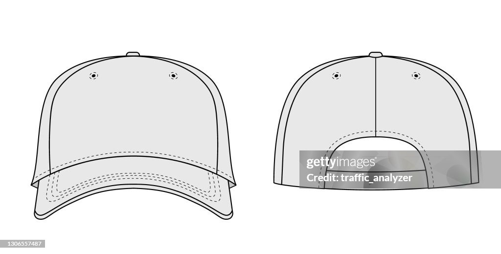 Schlichte Baseballkappe