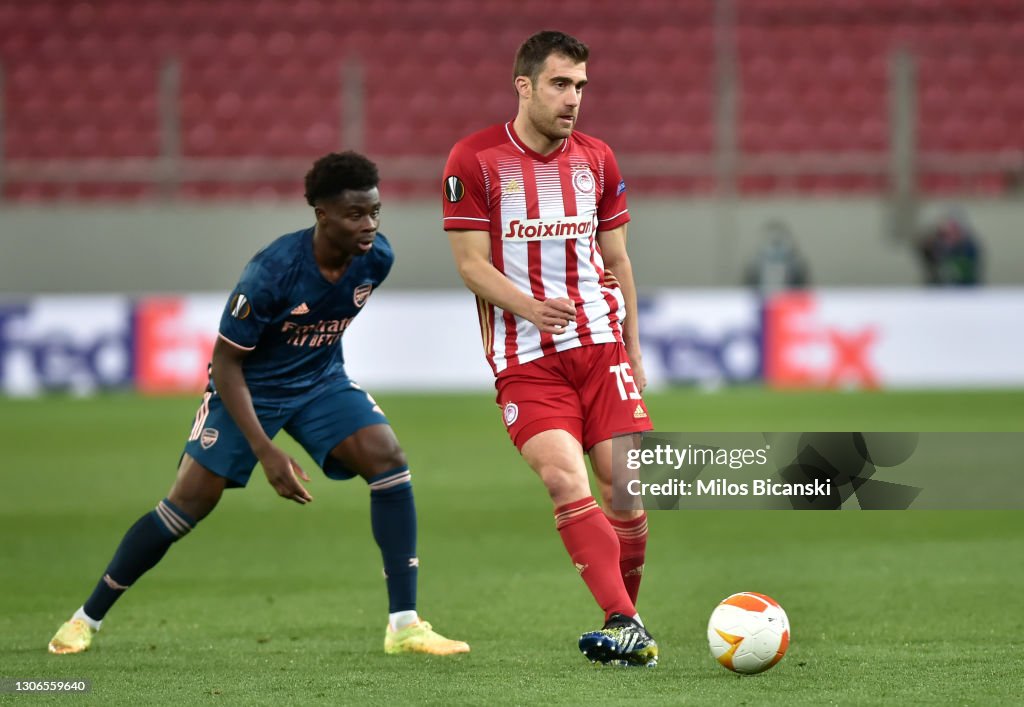 Olympiacos v Arsenal - UEFA Europa League Round Of 16 Leg One