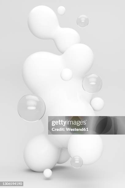 abstract of liquid floating against white background - milk stock-grafiken, -clipart, -cartoons und -symbole